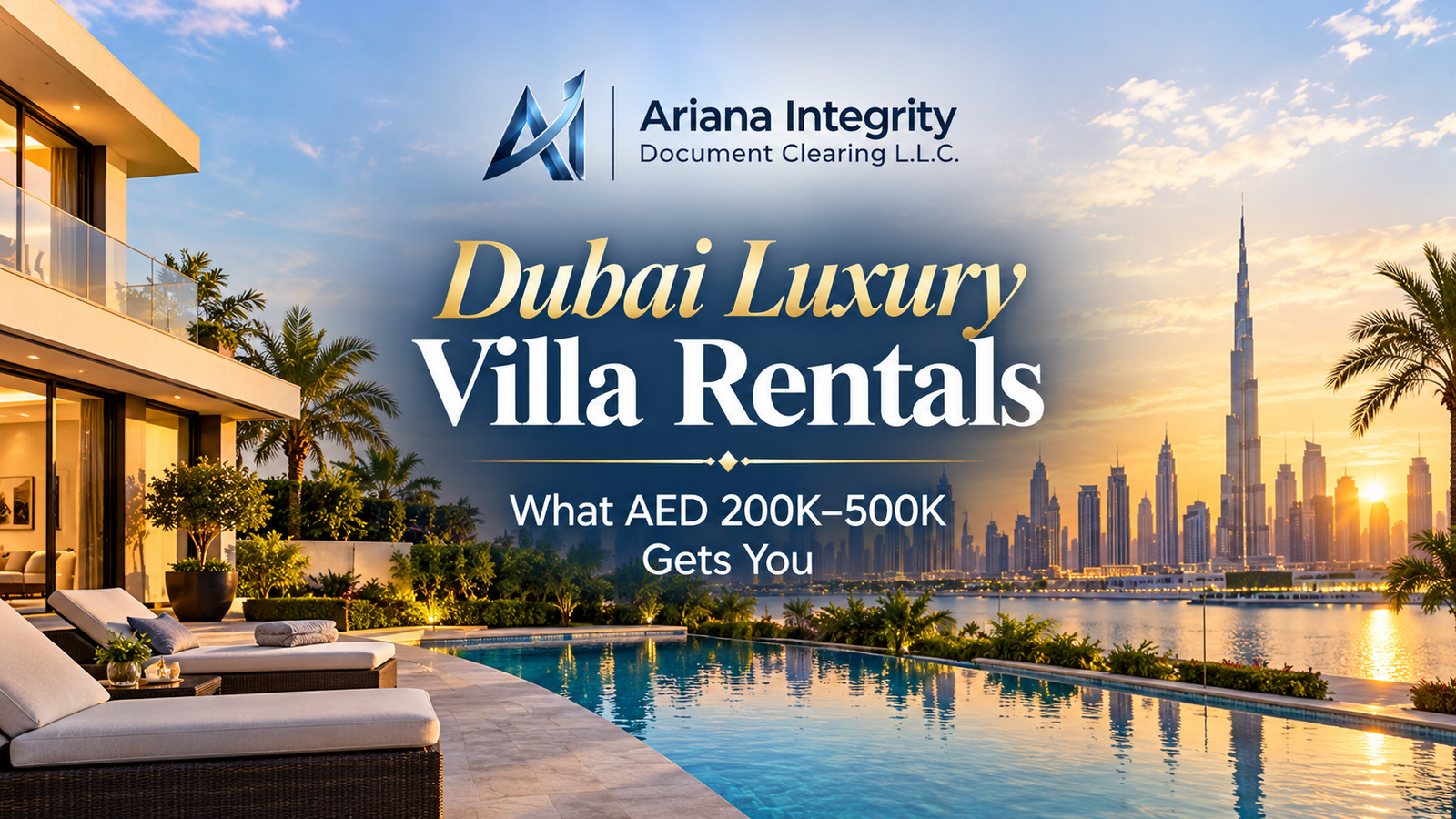Dubai Luxury Villa Rentals: What AED 200,000–500,000 a Year Can Get You